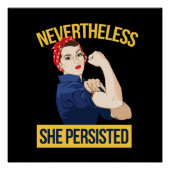 Trotzdem beharrt sie poster (Vorderseite)