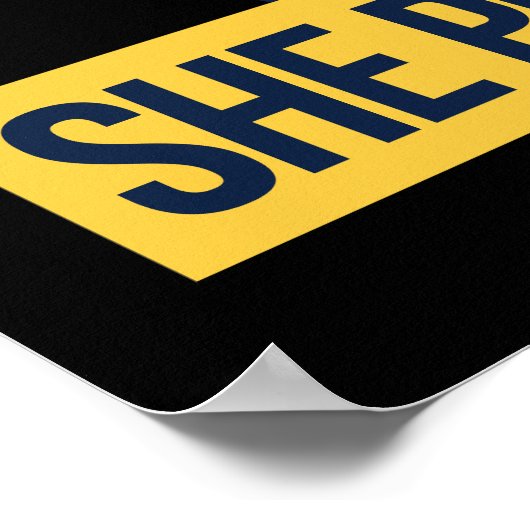 Trotzdem beharrt sie poster (Ecke)