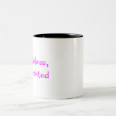 Trotzdem beharrt sie zweifarbige tasse (Mittel)