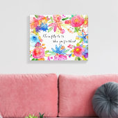 Trotzdem beharrte sie auf der inspirierenden Leinw Leinwanddruck (Insitu (Wohnzimmer))