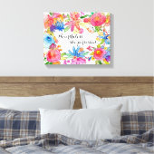 Trotzdem beharrte sie auf der inspirierenden Leinw Leinwanddruck (Insitu (Schlafzimmer))