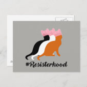 Trotzdem beharrte sie auf der Postkarte ihrer Resi (Vorne/Hinten)