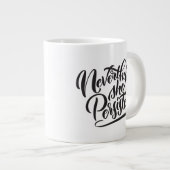 Trotzdem beharrte sie auf doppelseitiger Jumbo-Tas Jumbo-Tasse (Vorderseite Rechts)