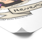 Trotzdem beharrte sie auf einem 16" x 20" Poster (Ecke)