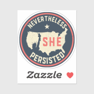 Trotzdem beharrte sie auf Lady Liberty USA Aufkleber