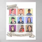 Trotzdem beharrte sie auf Plakaten Poster (Vorne)