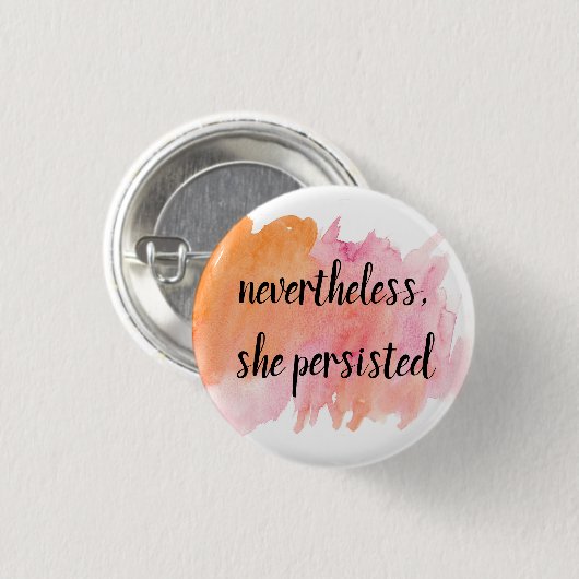 Trotzdem beharrte sie button (Vorne & Hinten)