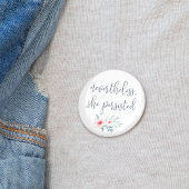 Trotzdem beharrte sie button