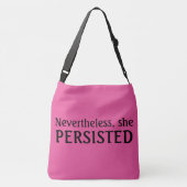 Trotzdem beharrte sie darauf tragetaschen mit langen trägern (Rückseite)