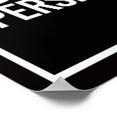 Trotzdem beharrte sie - Elizabeth Warren — Poster (Ecke)