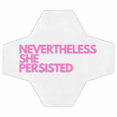 Trotzdem beharrte sie fußball (Flach)