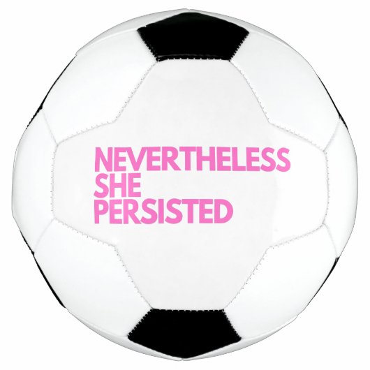 Trotzdem beharrte sie fußball (Vorderseite)