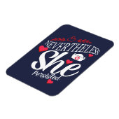 Trotzdem beharrte sie magnet (Linke Seite)