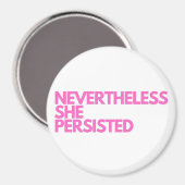 Trotzdem beharrte sie magnet (Vorderseite/Rückseite)