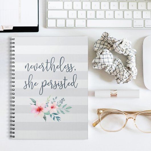 Trotzdem beharrte sie notizblock