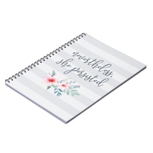 Trotzdem beharrte sie notizblock (Linke Seite)