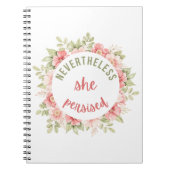 Trotzdem beharrte sie notizblock (Vorderseite)