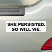 Trotzdem beharrte sie, so werden wir schwarz rosa autoaufkleber (Auf Auto)