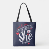 Trotzdem beharrte sie tasche (Rückseite)