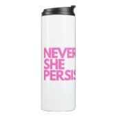 Trotzdem beharrte sie thermosbecher (Nach links gedreht)