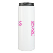 Trotzdem beharrte sie thermosbecher (Rückseite)