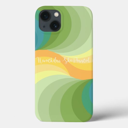 Trotzdem behielt sie den iPhone/iPad Fall bei Case-Mate iPhone Hülle (Rückseite)