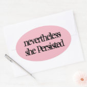 Trotzdem behielt sie ihren Aufkleber bei (Umschlag)