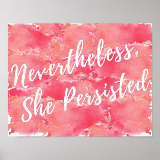 Trotzdem behielt sie Poster bei (Vorne)