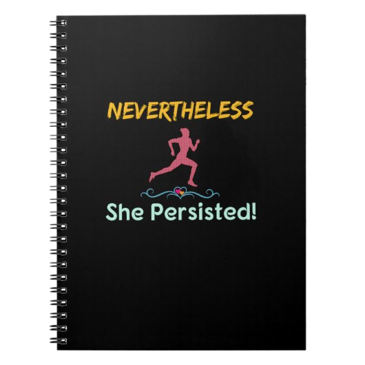 Trotzdem blieb sie die weibliche Kandidatin Notizblock (Vorderseite)