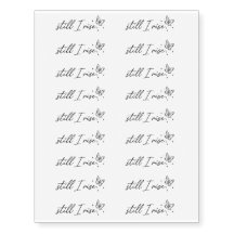 Trotzdem erhebe ich mich Inspirierend Minimalistis