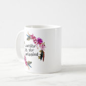 Trotzdem, sie blieb bestehen | Doppelseitiger Pill Kaffeetasse (Vorderseite Links)