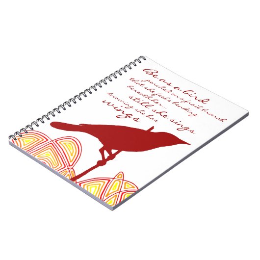 Trotzdem singt sie notizblock (Linke Seite)