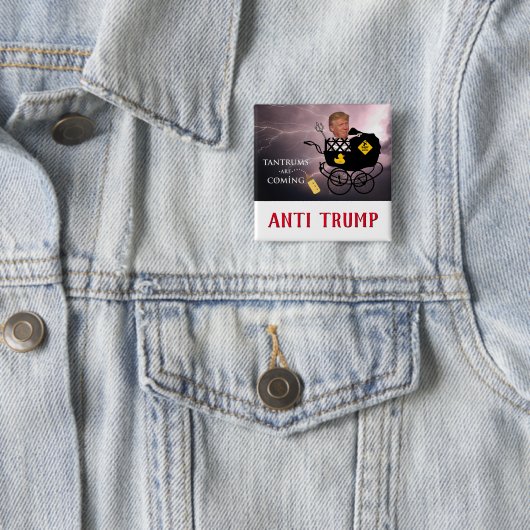 Trotzen kommen / Anti Trump, Button (Beispiel)