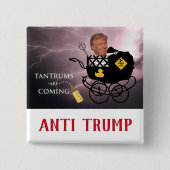 Trotzen kommen / Anti Trump, Button (Vorderseite)