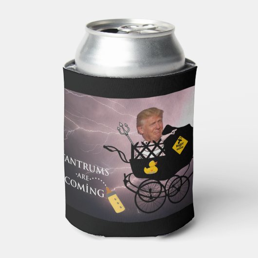 Trotzen kommen / Anti Trump, Dosenkühler (Kanne Vorderseite)