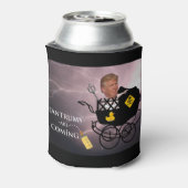 Trotzen kommen / Anti Trump, Dosenkühler (Kanne Rückseite)