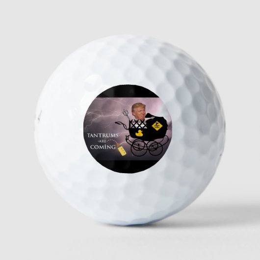 Trotzen kommen / Anti Trump, Golfball (Vorderseite)