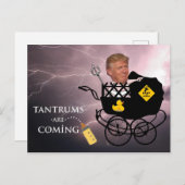 Trotzen kommen / Anti Trump, Postkarte (Vorne/Hinten)