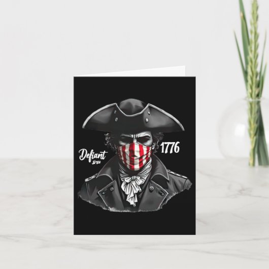 Trotzig seit 1776 4 karte (Vorderseite)