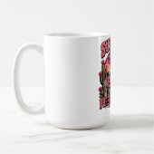 Trotziger Überlebender Western-Skelett  Kaffeetasse (Links)