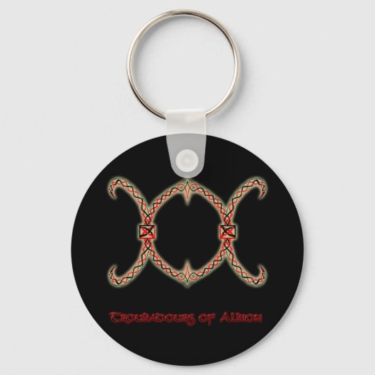 Troubadours von Albion Keyring Schlüsselanhänger (Vorderseite)