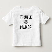 Trouble Maker Chaos Kleinkind T-shirt (Vorderseite)