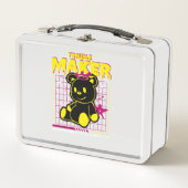 Trouble Maker - Niedlich, kühl und ein wenig wild Metall Brotdose (Vorderseite)