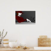 Trouble wartet auf mich poster (Küche)