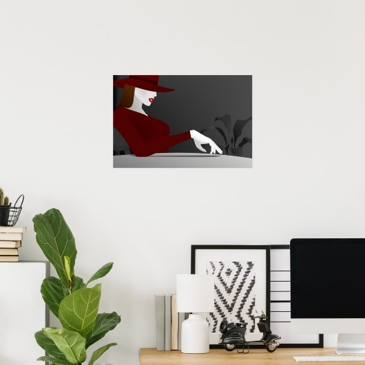 Trouble wartet auf mich poster (Heimbüro)