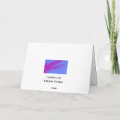 Troubled Times Grußkarte Karte (Rückseite)