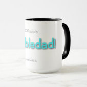 troubledad! - hellblau tasse (VorderseiteRechts)