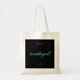 troublegirl! (elektrisch blau) tragetasche