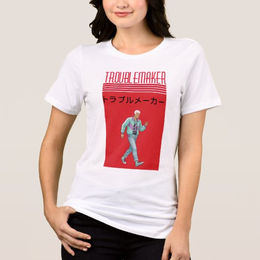 Troublemaker  Tri-Blend shirt (Vorderseite)