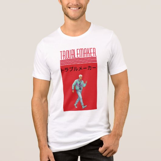 Troublemaker Tri-Blend shirt (Vorderseite)